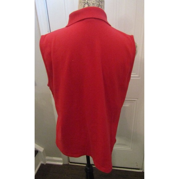 Nascar Racing Polo Shirt Vintage Kudzu Red Sleeveless Knit Top Snap Closure XXL - Picture 5 of 8